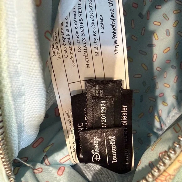 Disney Loungefly Donut Waist Bag - Mint, Pink, Yellow - Picture 8 of 16